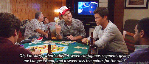 alyssaeckles: This is why my family hates when I bring board games home. 