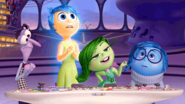 disney:  Count on Disgust, voiced by Mindy Kaling, to keep you from making a huge