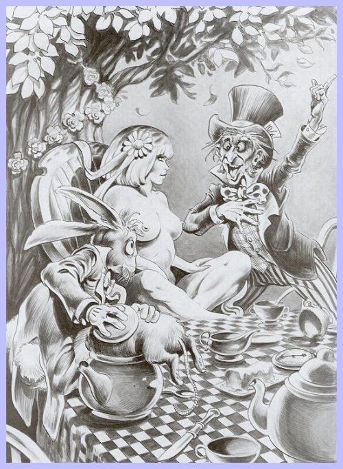 pulpsandcomics: Alice in Wonderland portfolio by Frank Brunner