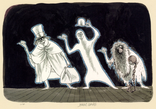 adventurelandia: Haunted Mansion concept art by Marc Davis