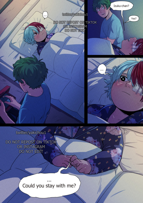 Here is our weekly dose of cute Shouto <3 We are getting close to the end of this comic! :) There