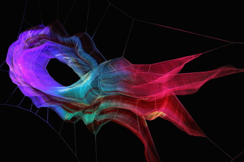 1.8 FLOATING SCULPTURE / Janet EchelmanThe temporary art installation was hung above Oxford Circus, 