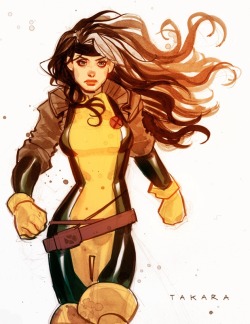 comicbookartwork:  Rogue by Marcio Takara 