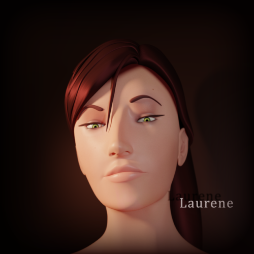 Laurene 1.0 facerig tests :). Actually going to start working towards an animation I have in mind no