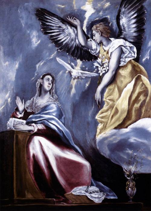 The Annunciation by El Greco, 1595-1600