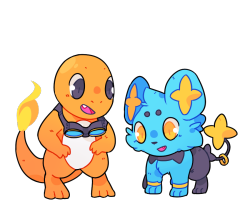 joltick:  in explorers of time/sky i was a shinx and my partner was a charmander named gil  &gt;:^)