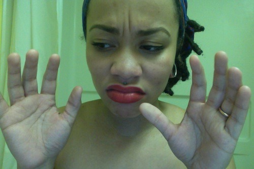 "I heard all lesbians have short nails..."