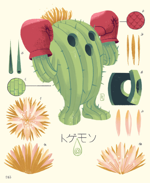 kevinjaystanton: Togemon My contribution for Pepper Breath!, a kickass Digimon zine curated by 