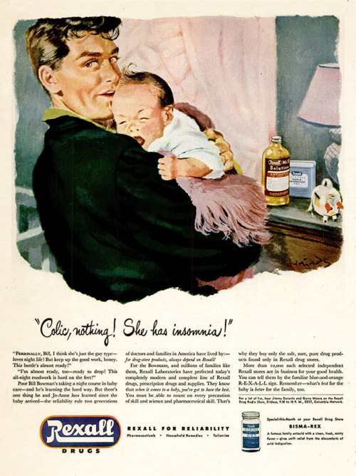 Rexall Drugs, 1947Theme Week: Fathers