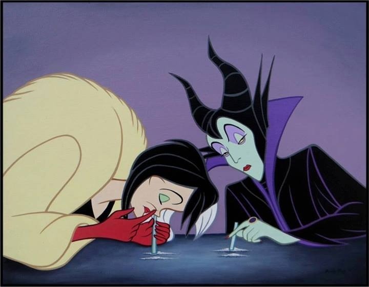 Disney princesses as their villain