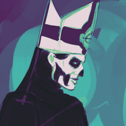 Sometimes, Your Friend Who You've Been Teaching Arabic Is Papa Emeritus II And His Half Brother Is Cardinal