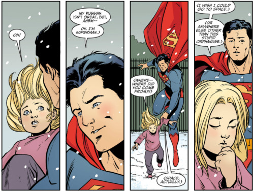 jaegersandcapes: ohmygil: Adventures of Superman #21 stupid book. Nearly making me cry like the JERK