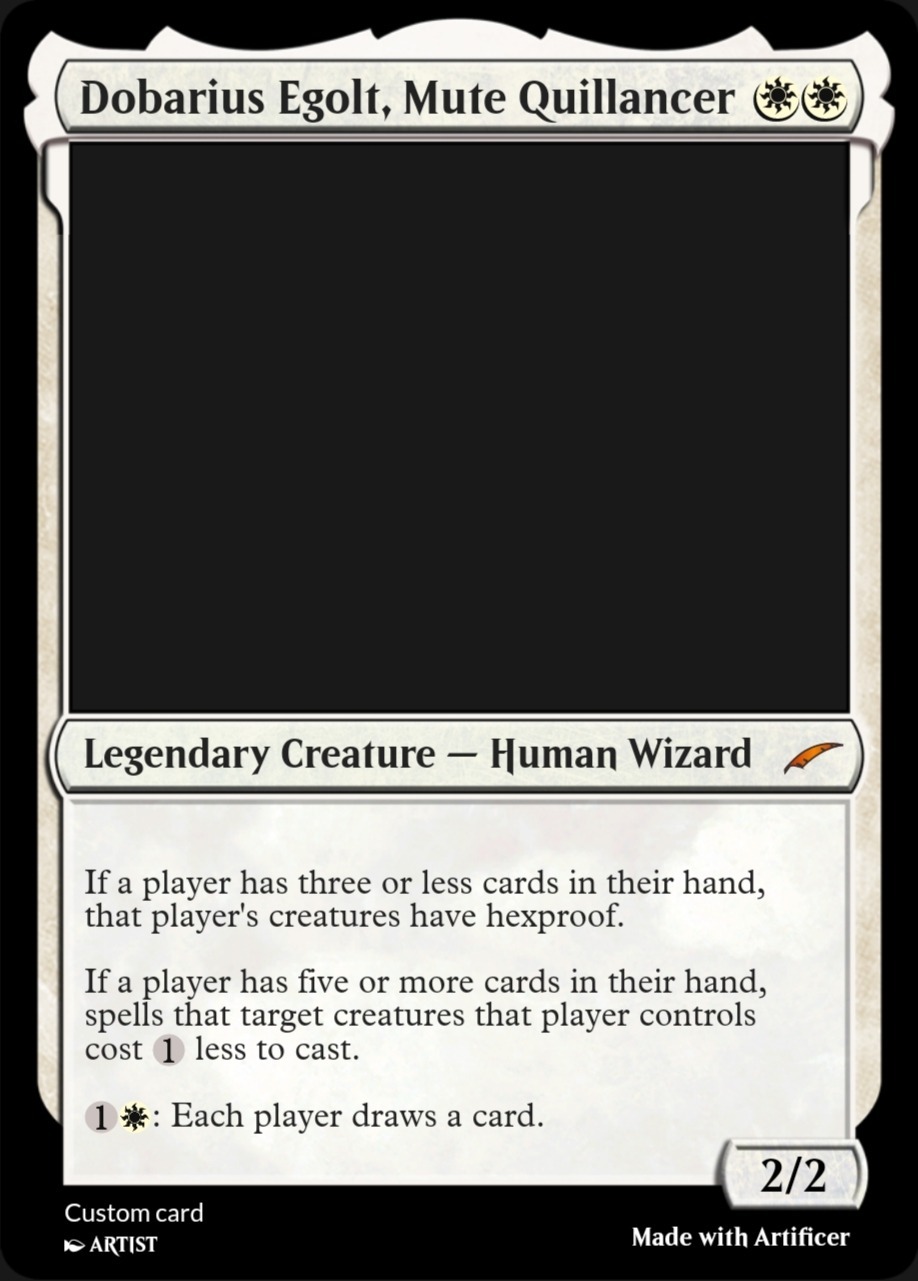 A bounce/control commander that encourages you to have low cost creatures  to replay. : r/custommagic