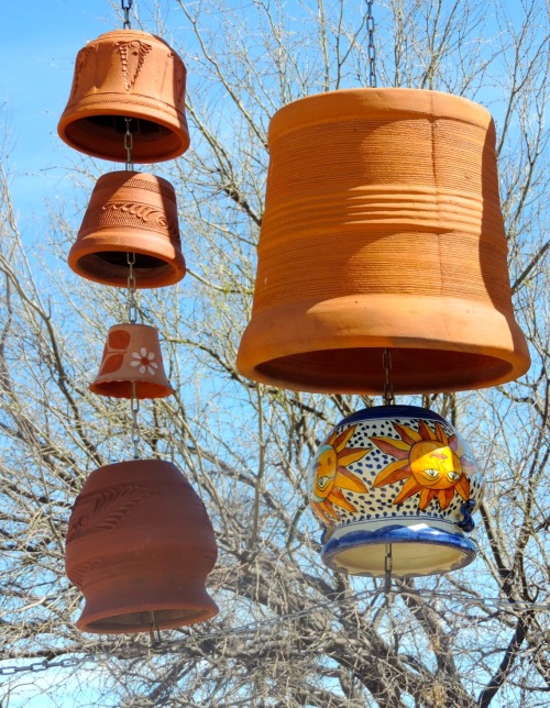 Ceramic &ldquo;Bells&rdquo; (Flowerpots Actually), Tubac, Arizona, 2014.