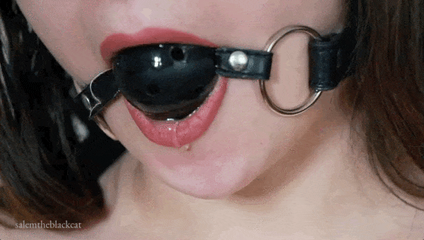salemtheblackcat:  Drip, drip, drip from my lips. don’t remove caption or you will be cursed with an unsuccessful harvest. 