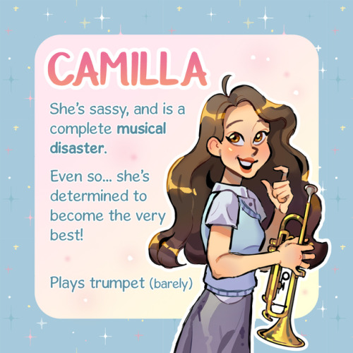 NEW LAUNCHBRASS & SASSShe has no musical talent whatsoever, but that won’t stop Camilla from joi