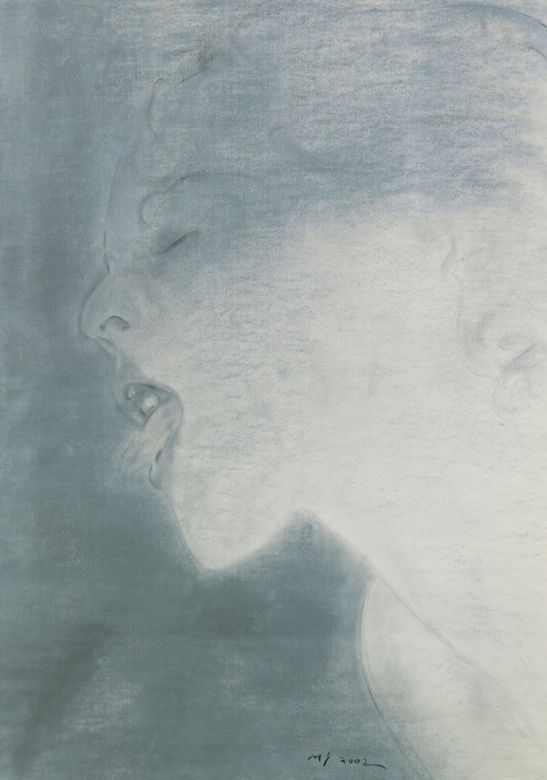 Mao Yan (Chinese, b. 1968), Woman, 2002. Pastel on paper, 107 x 76 cm.