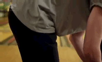 Finn’s bum in My Mad Fat Diary (2x01)Bad News and Good News - Although this is supposed to be Finn’s bum, Nico used a stunt bum…Good News - He showed his real bum in “The Village”!