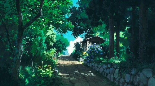 ghibli-collector:“I yearn for the countryside” The Art Of Only Yesterday (1991) Art Direction Kazuo Oga - Director Isao Takahata