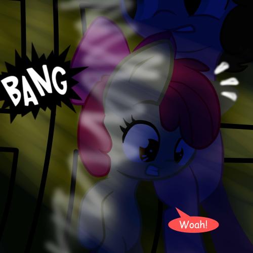 asklittleapplebloom:  *NO SIGNAL*  Meeps! @_@