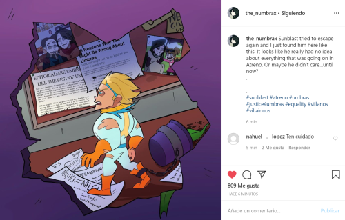 nightfurmoon:  New post from Penumbra’s instagram! Those articles are quite interesting, and finally Sunblast is aware of everything that has happened… I also tried to look up that umbrallas account but I can’t find anything. Let me know if you