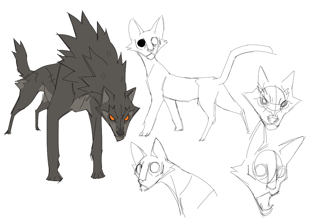 dusty-demon:  More character design sketches for my comic!