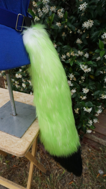 Long Fox Tails We stocked a lot of new candy colors! Here is the candy lime :DSee something you like