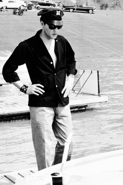 vinceveretts:  Elvis photographed by Fred Griffith at the McKellar Lake, Memphis, TN, July 8, 1960. 