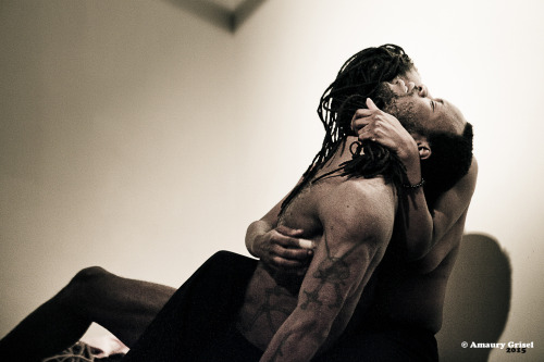 amaury-grisel-shibari: Ropes & Union-Jack Caritia and Bishop Black performing at Place des Cordes Paris Photography ; Amaury Grisel 