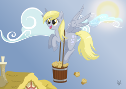 paperderp:  Derpy’s delivery by Isegrim87