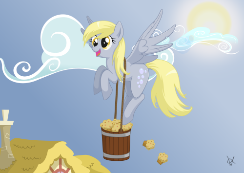 paperderp:  Derpy’s delivery by Isegrim87  <3