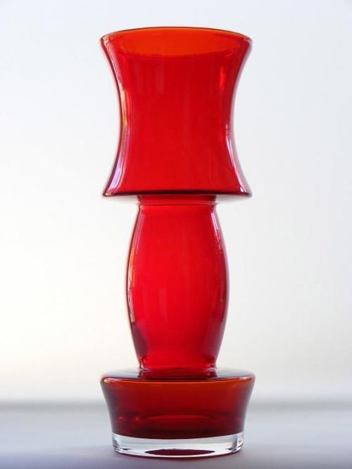 Vase by Riihimäen Lasi