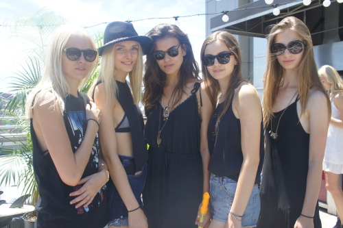 We got the scoop at Modellounge Surface Summer Hangout for these models&rsquo; summer beauty essenti