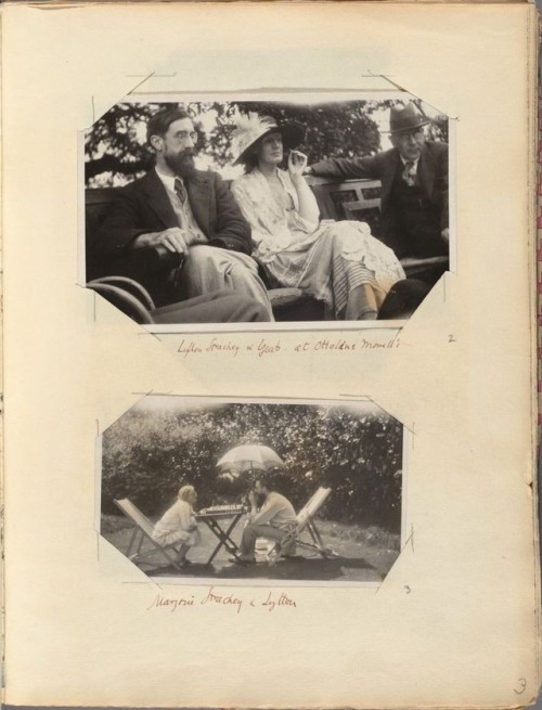 barcarole:  Some pages from Virginia Woolf’s photo album at Monk’s House.