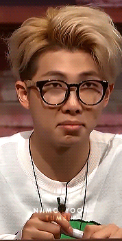 NAMJOONS BIRTHDAY COUNTDOWN:namjoon In Glasses For Anon [cr. Namuspromised, Dwellingsouls, Qdeoks]
