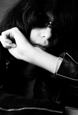 jeffryhyman:Joey Ramone photographed by Deborah