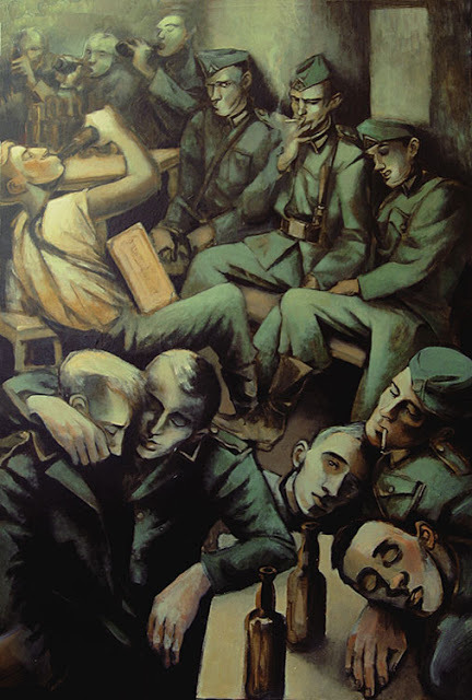 Germans drinking by Julius Lewandowski (2013)