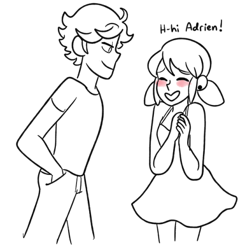 closeted-demon: DAY 10: “I DARE YOU….”Adrien, your Chat Noir is showing 