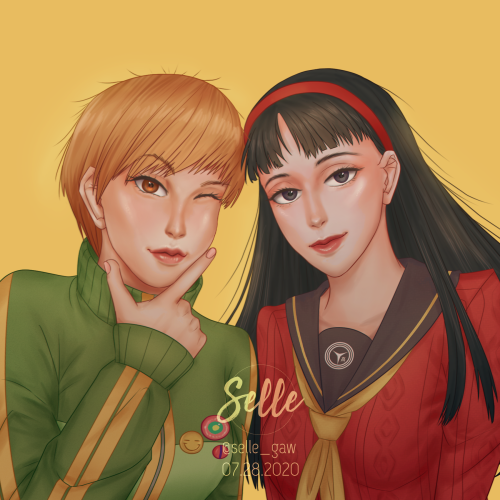  Chie Satonaka and Yukiko Amagi | Persona 4Another IRL friend suggested this one! Hope you guys li