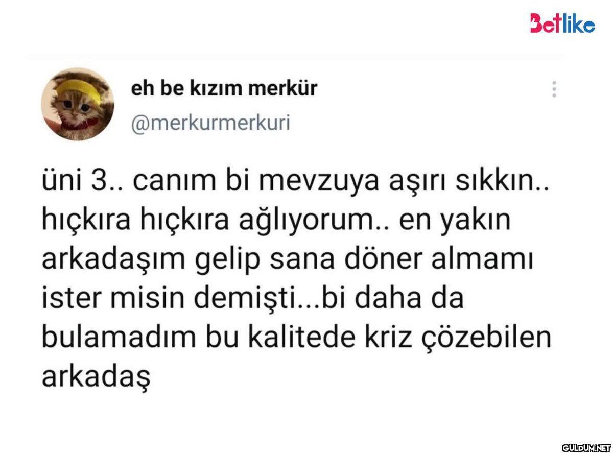 eh be kızım merkür...