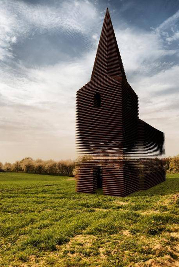 littlelimpstiff14u2: See Through, Transparent Church in Borgloon, Belgium The architect