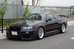 jasonkha:   2000 Midnight Purple II R34 GT-R V-Spec 4,380,000 yen approx. ฻,008.62 USD 60,846KM/37,808miles     I would daily this car