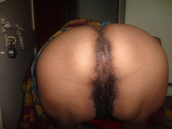 lovesithairy:  Back hairy pussy