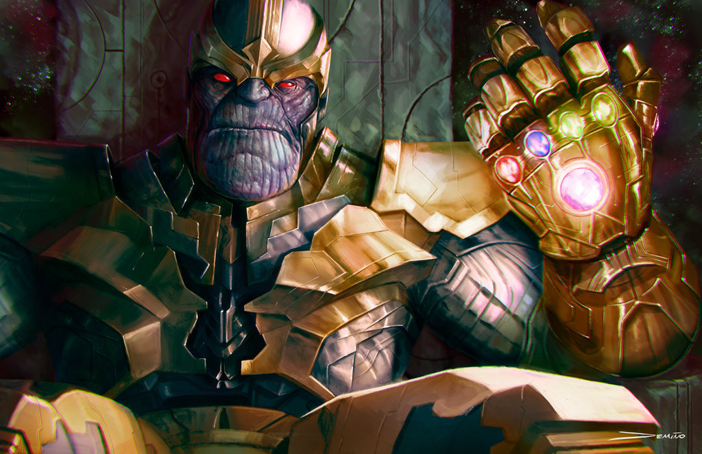 westcoastavengers:  Thanos | Matthew DeMino