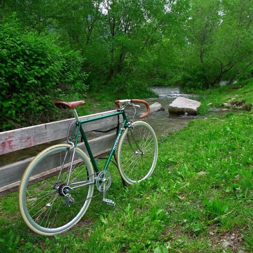 instabicycle:  Via @burned_pixel: #bicicletta #bike #bicycle #fahrrad #vintagebike #vintagespeedbicy
