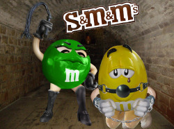 themistressstella:  S&M&M’s! 