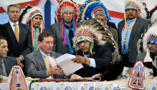 Crow tribe leases 145 million tons of coal The new Crow Tract I lease, formalized during a ceremony 