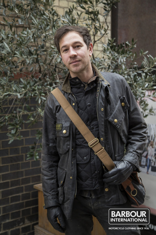 barbourpeople:We met Andrew as he was about to pay a visit to our Covent Garden store.  We absolutel