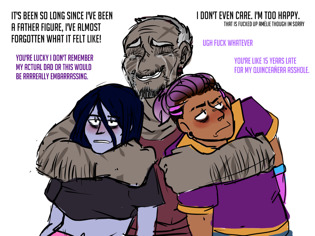dogtit: dont tag as daddykink cause thats not what this is anyway; sombra gets snagged
