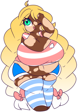 theycallhimcake:  bebeuru:  Some fusions between my OCs and some cool dudes OCs. @theycallhimcakes Cassie + My Vanilla Frappuccino @bizarrejujus Jun + My Hikari I plan to do more in the future!!   oohohohoooo dear lookit that moo